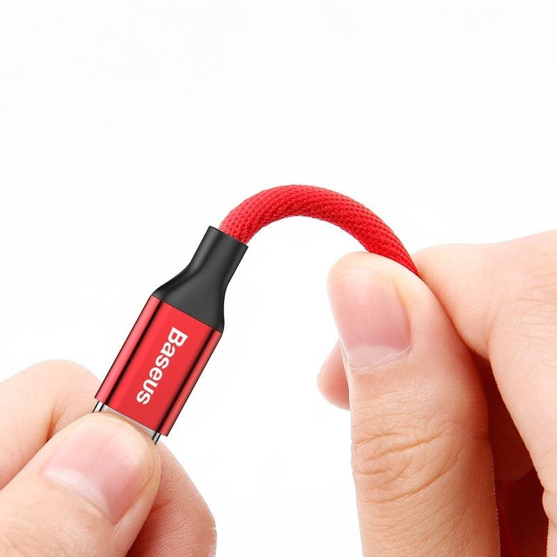 Base Yusiven Lightning Cable 180 cm 2A (rød)