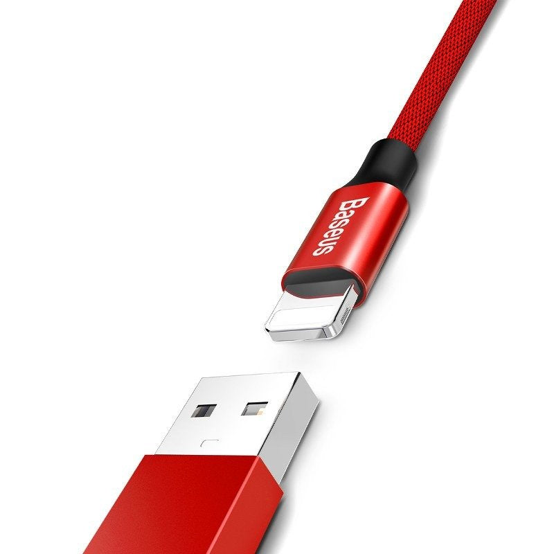 Base Yusiven Lightning Cable 180 cm 2A (rød)
