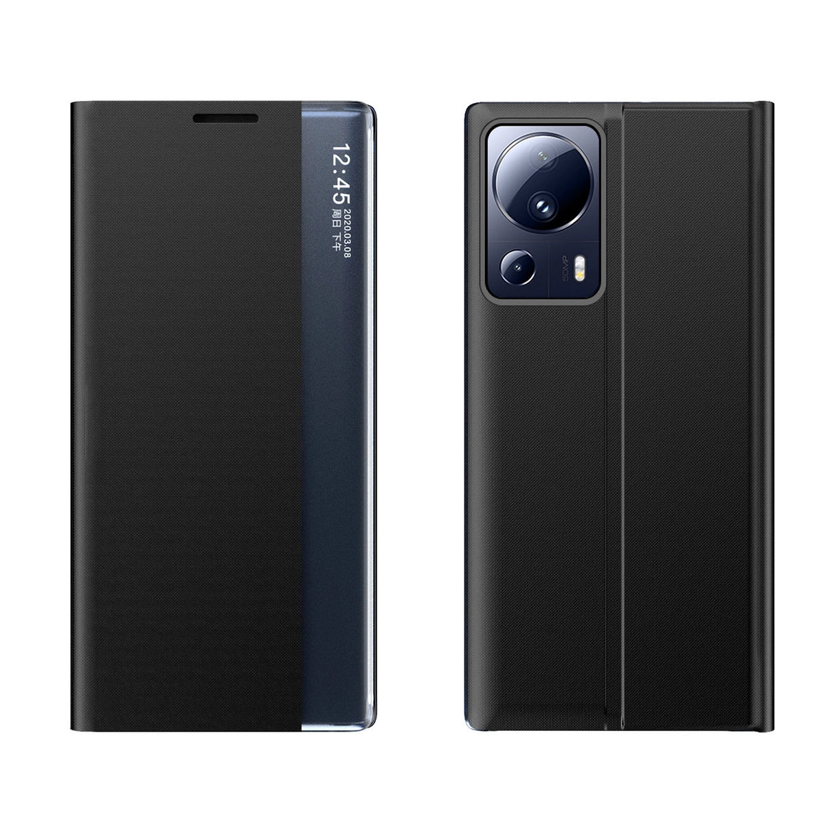 Ny Sleep Case til Xiaomi 13 Lite cover med flip stand sort