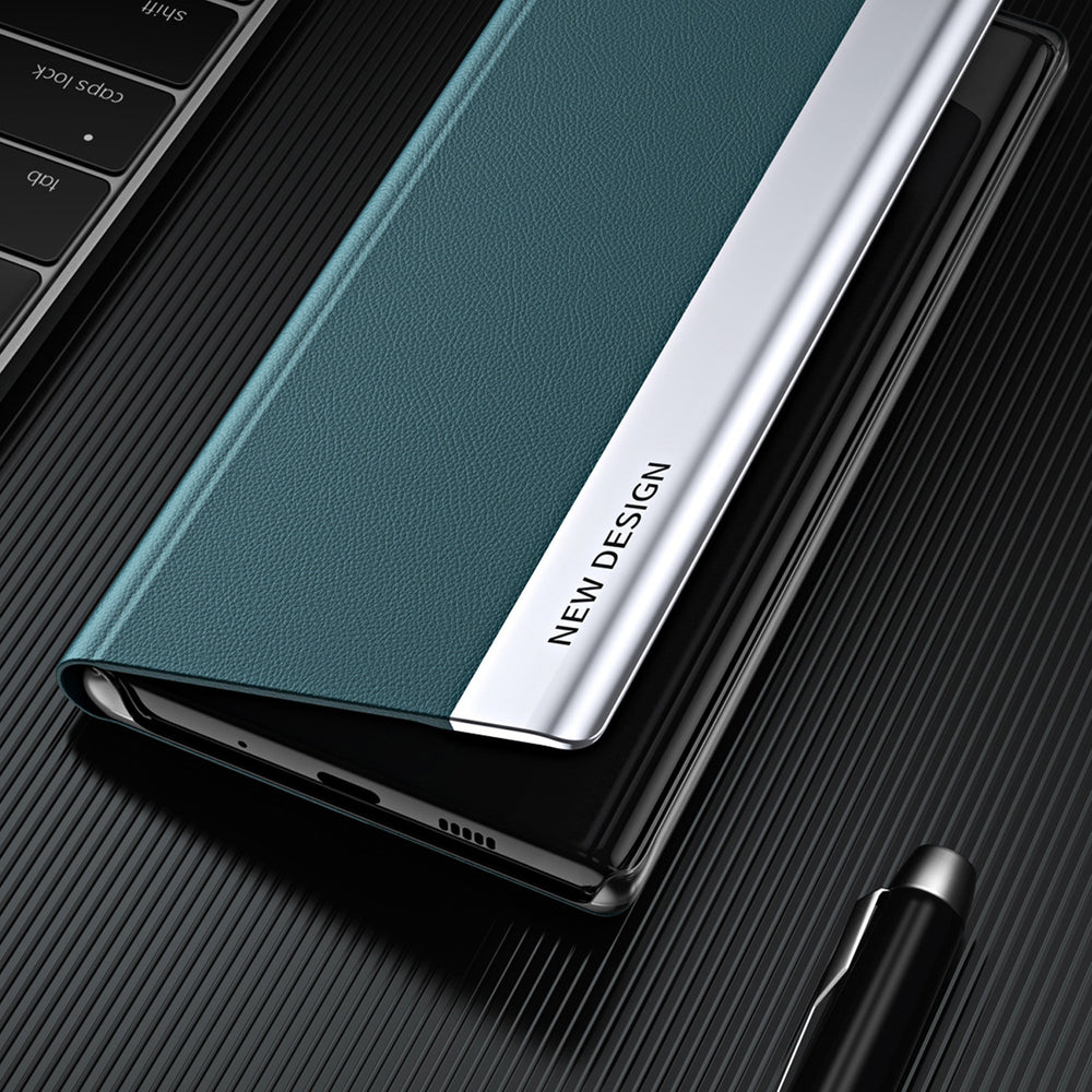Sleep Case Pro-kasse til Xiaomi Redmi Note 12 Pro+ med flip stand sort
