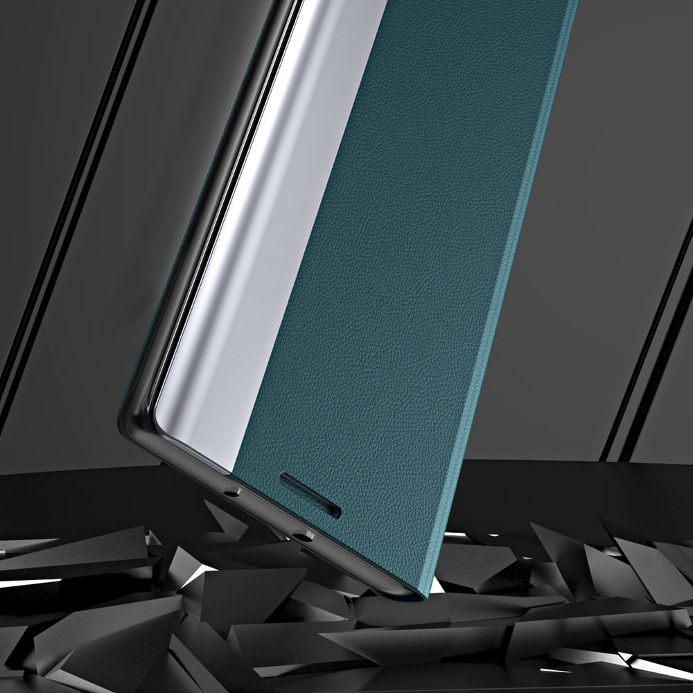 Sleep Case Pro-kasse til Samsung Galaxy A24 4G med flip stand blå