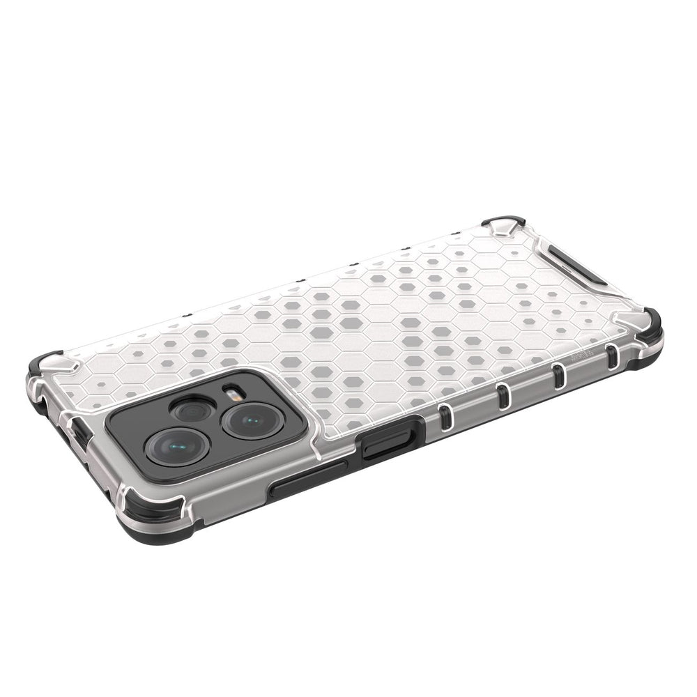 Honeycomb case til Xiaomi Redmi Note 12 Pro+ pansret hybrid cover sort