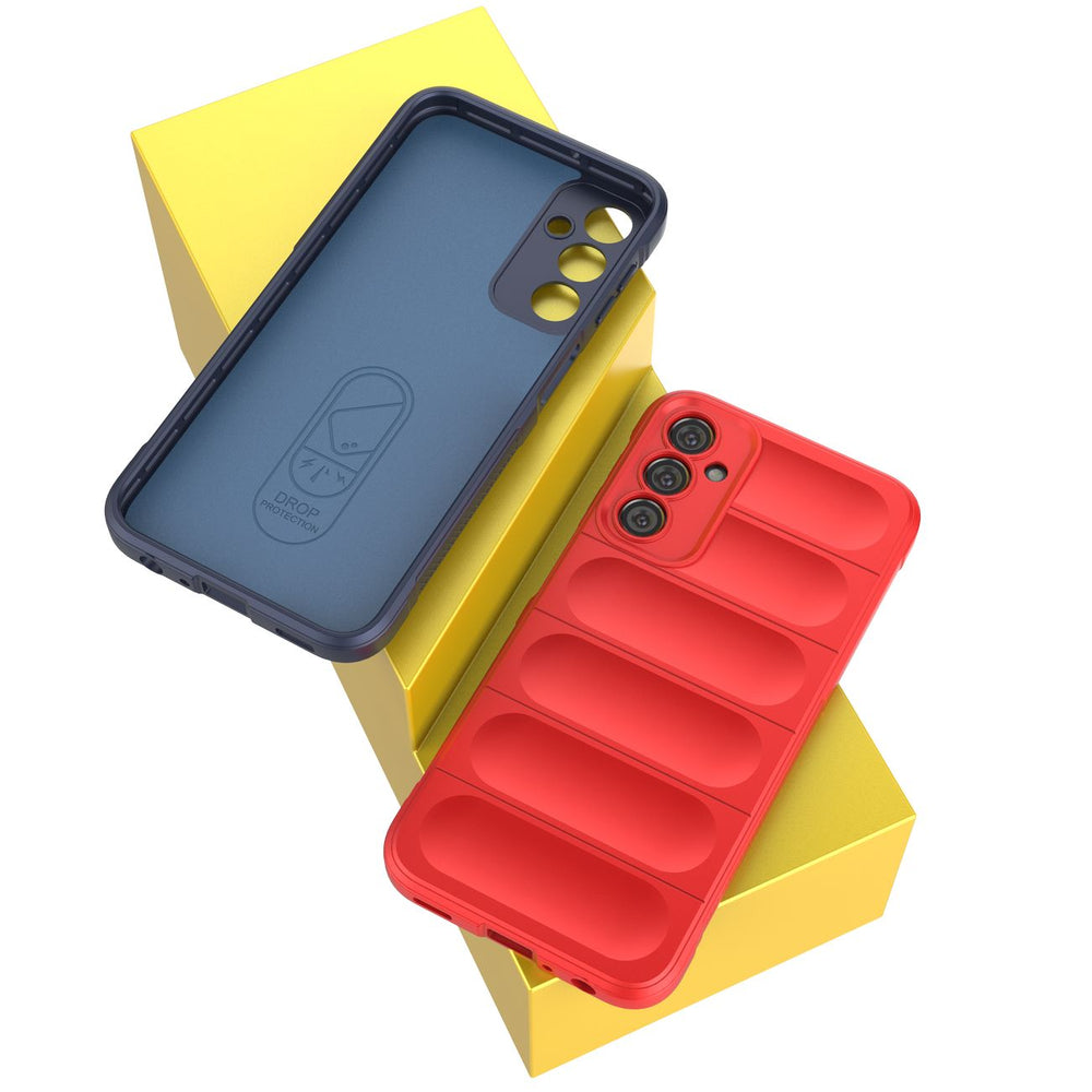 Magic Shield Case til Samsung Galaxy A24 4G fleksibelt pansret cover rød