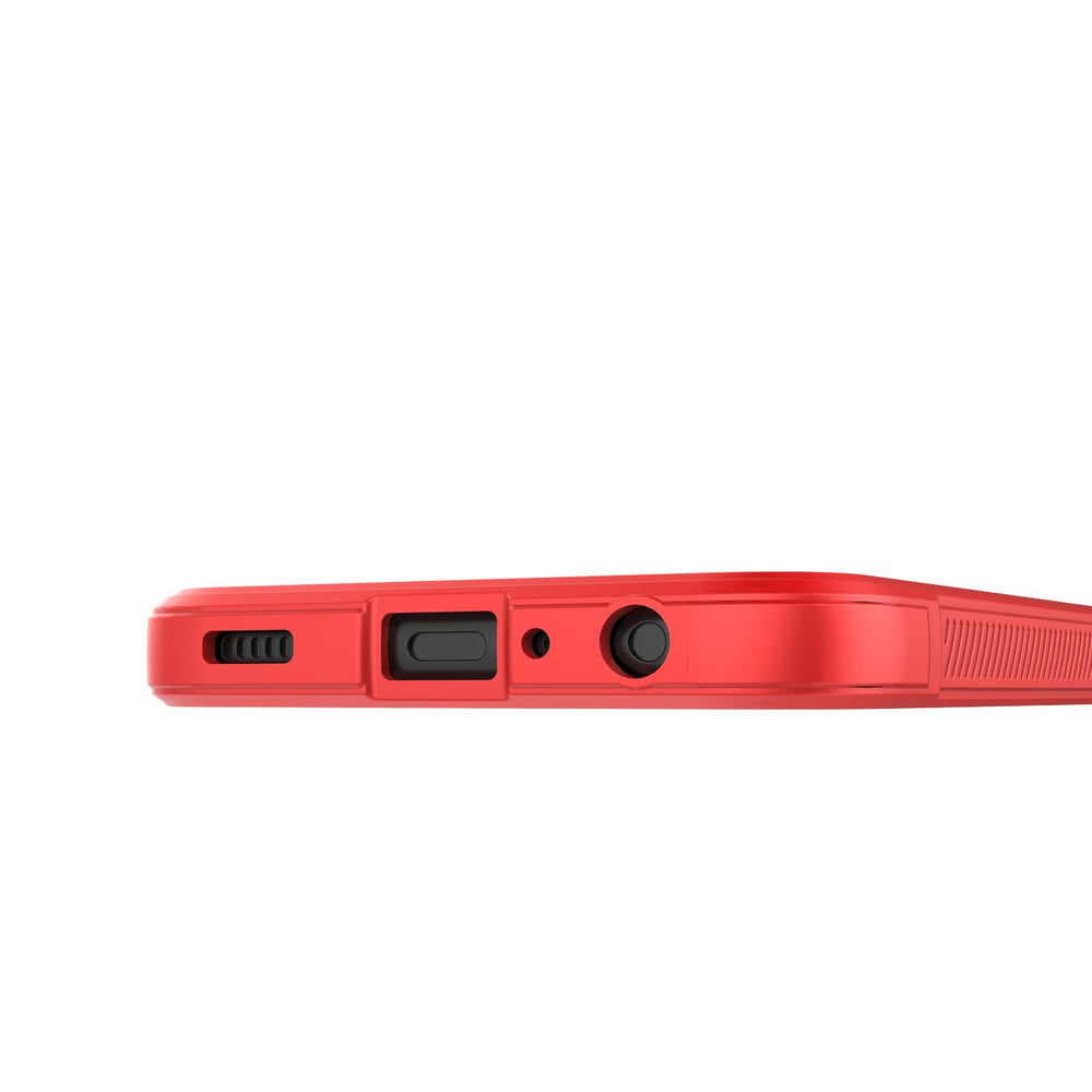 Magic Shield Case til Samsung Galaxy A24 4G fleksibelt pansret cover rød