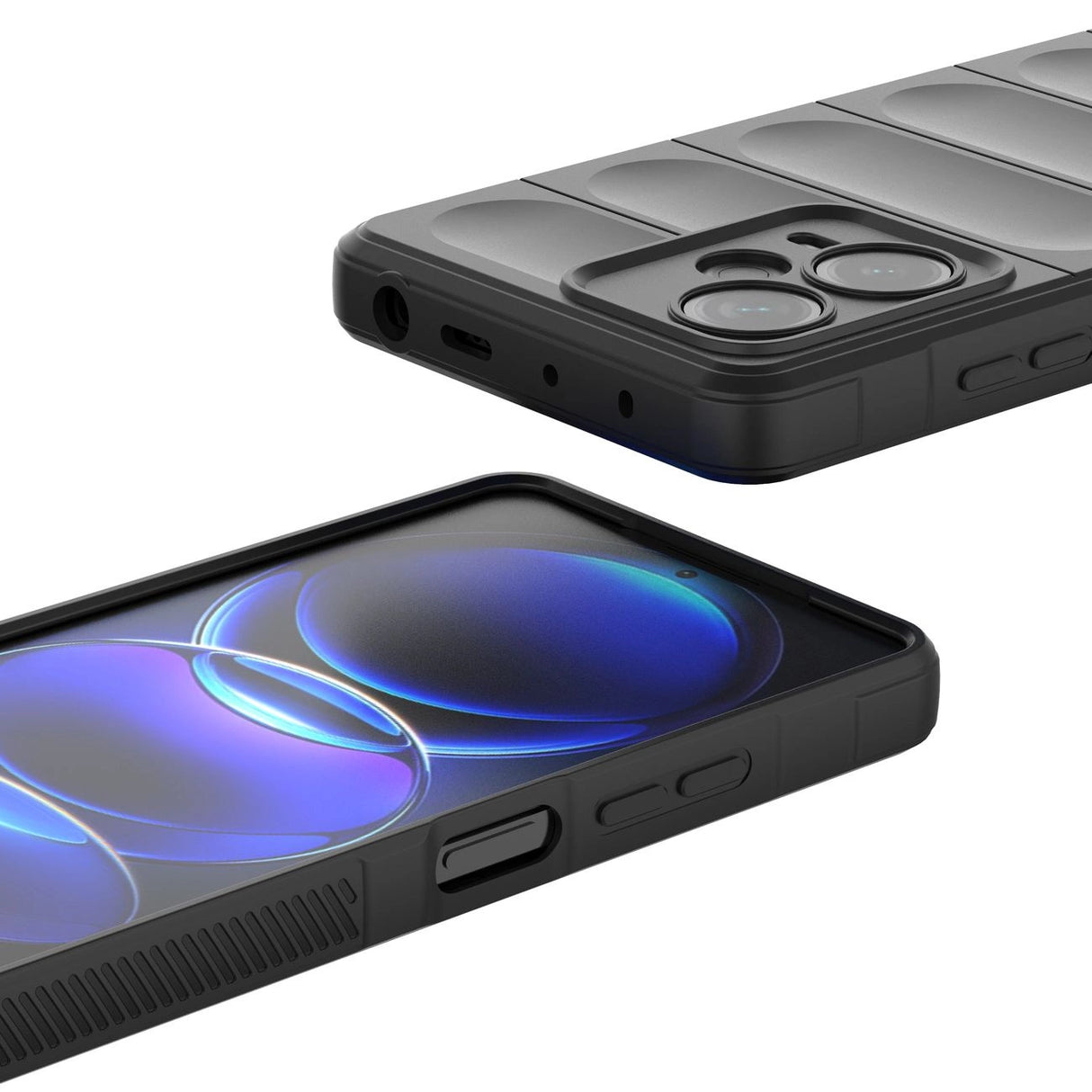 Magic Shield Case til Xiaomi Redmi Note 12 Pro+ fleksibelt pansret cover rød