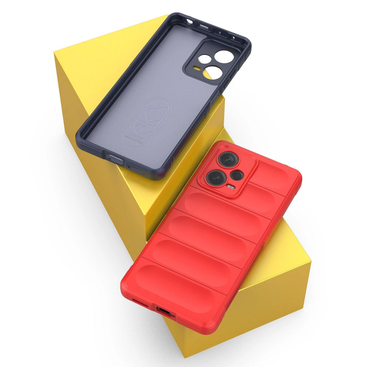 Magic Shield Case til Xiaomi Redmi Note 12 Pro+ fleksibelt pansret cover rød