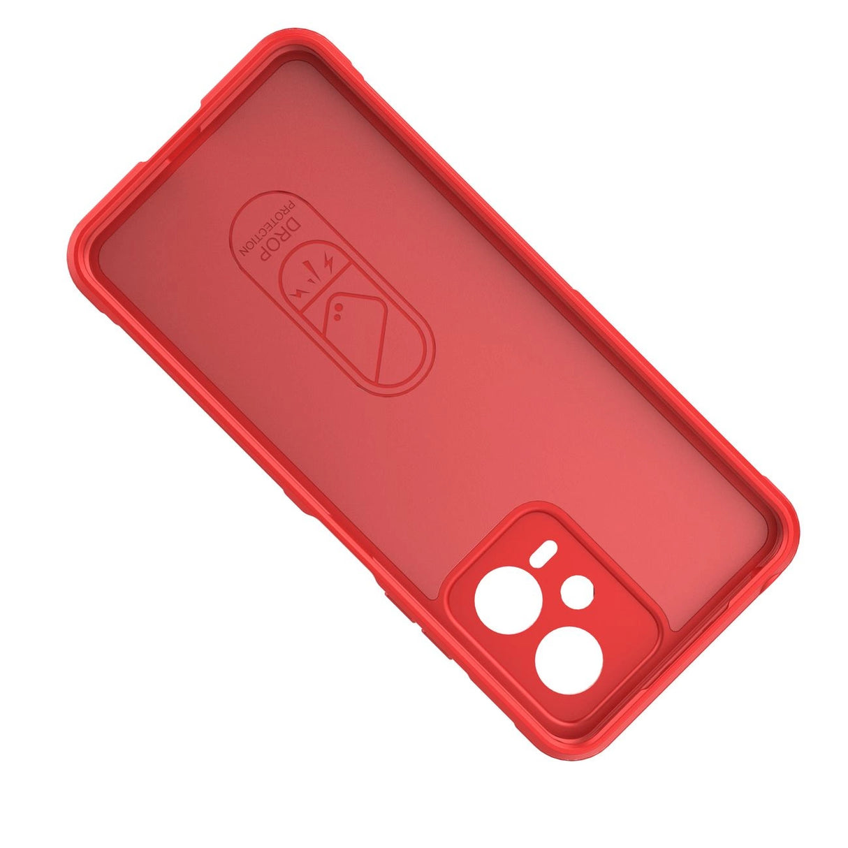 Magic Shield Case til Xiaomi Redmi Note 12 5G / Poco X5 5G Fleksibel rustning Cover Red