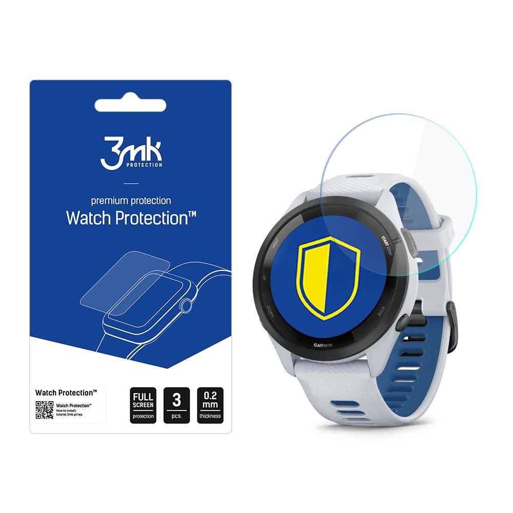 3mk Watch ProtectionTM mod ARC+ beskyttelsesfolie til Garmin Forerunner 265S