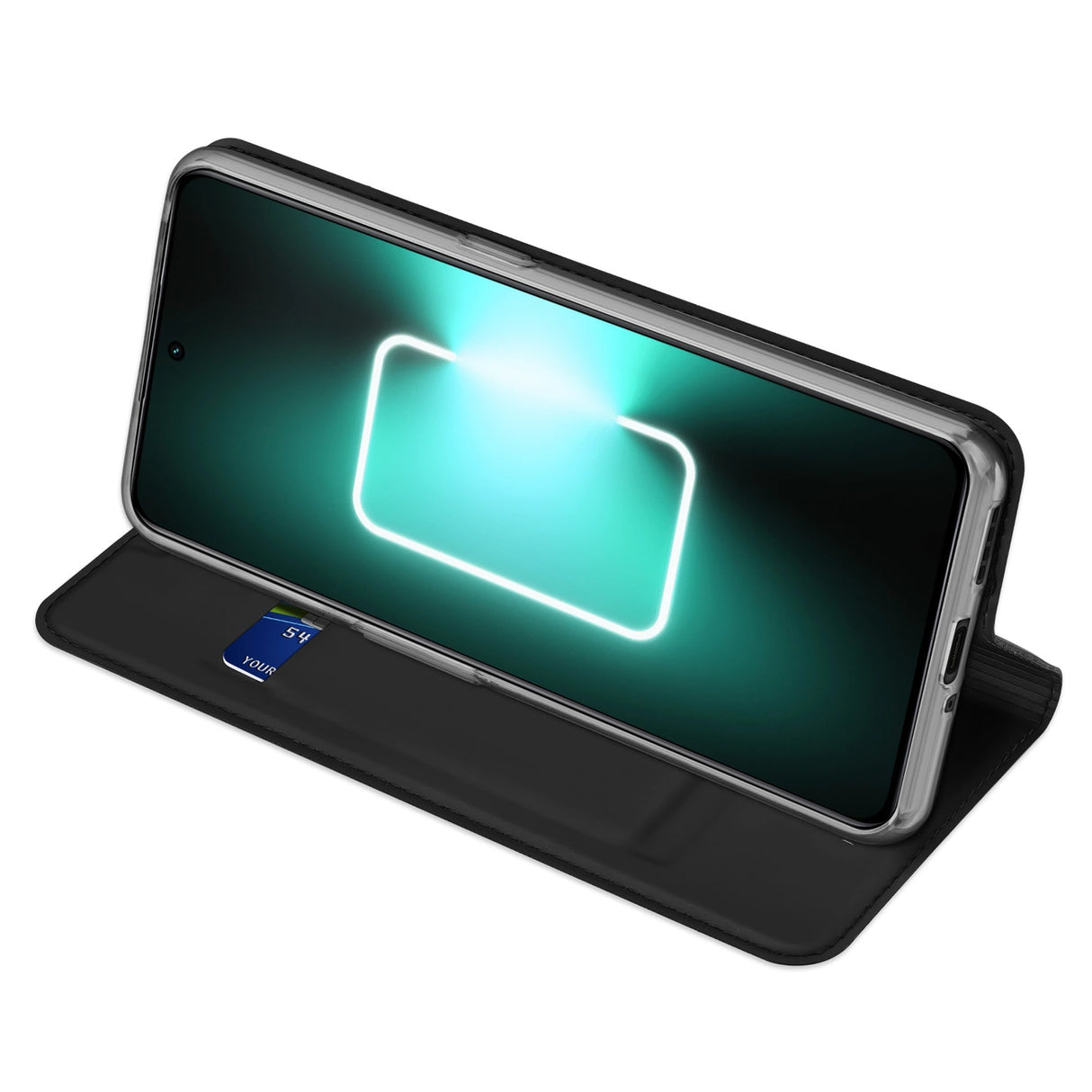 Dux Ducis Skin Pro Case til Realme GT Neo 5 / Realme GT3 Flip Cover Card Wallet Stand Black