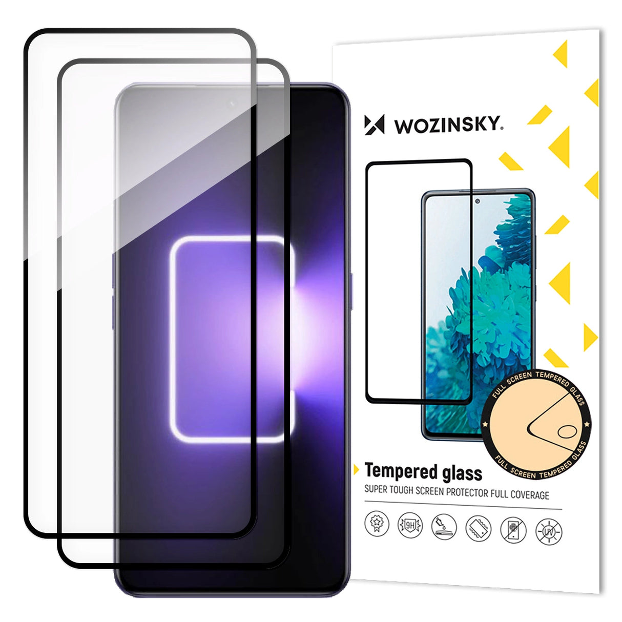 Wozinsky Full Glue Tempered Glass til Realme GT Neo 5 / Realme GT3, 2-pakke