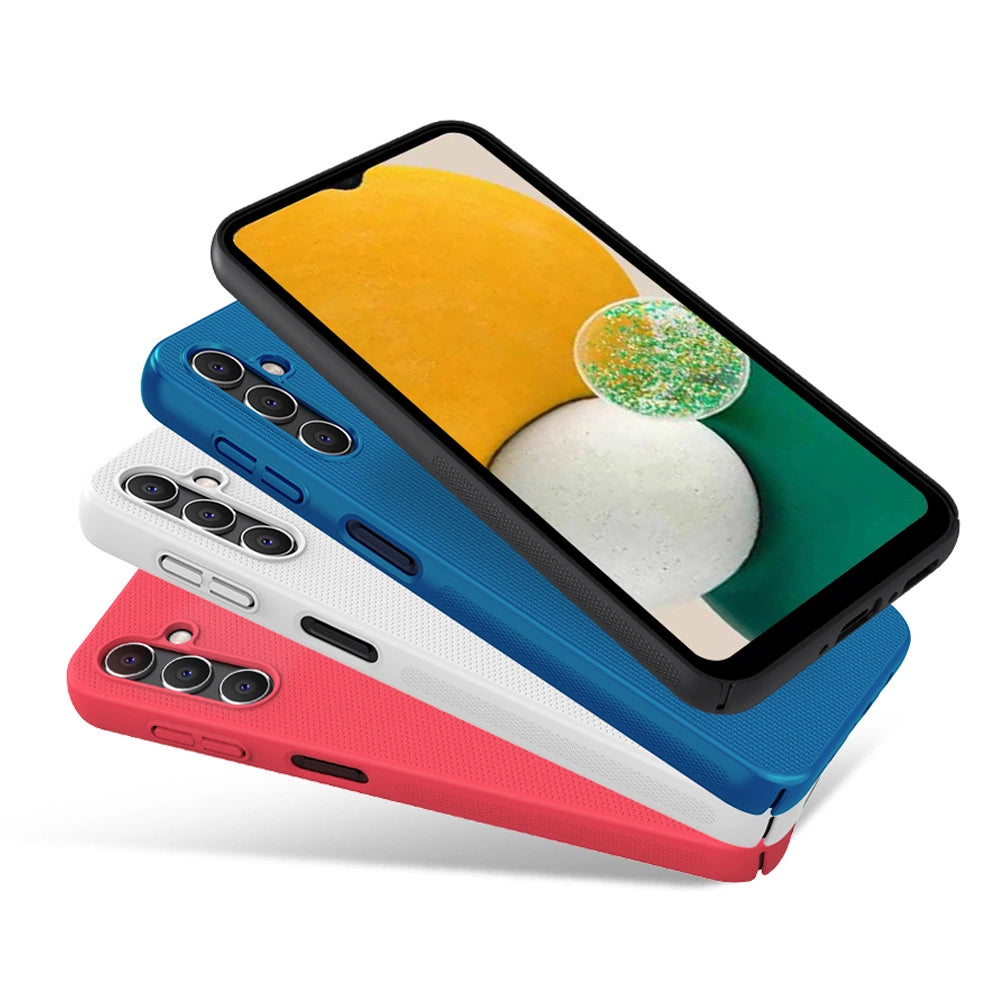 Nillkin Super Frosted Shield Case til Samsung Galaxy A14 5G / Galaxy A14 Telefon Cover Sort