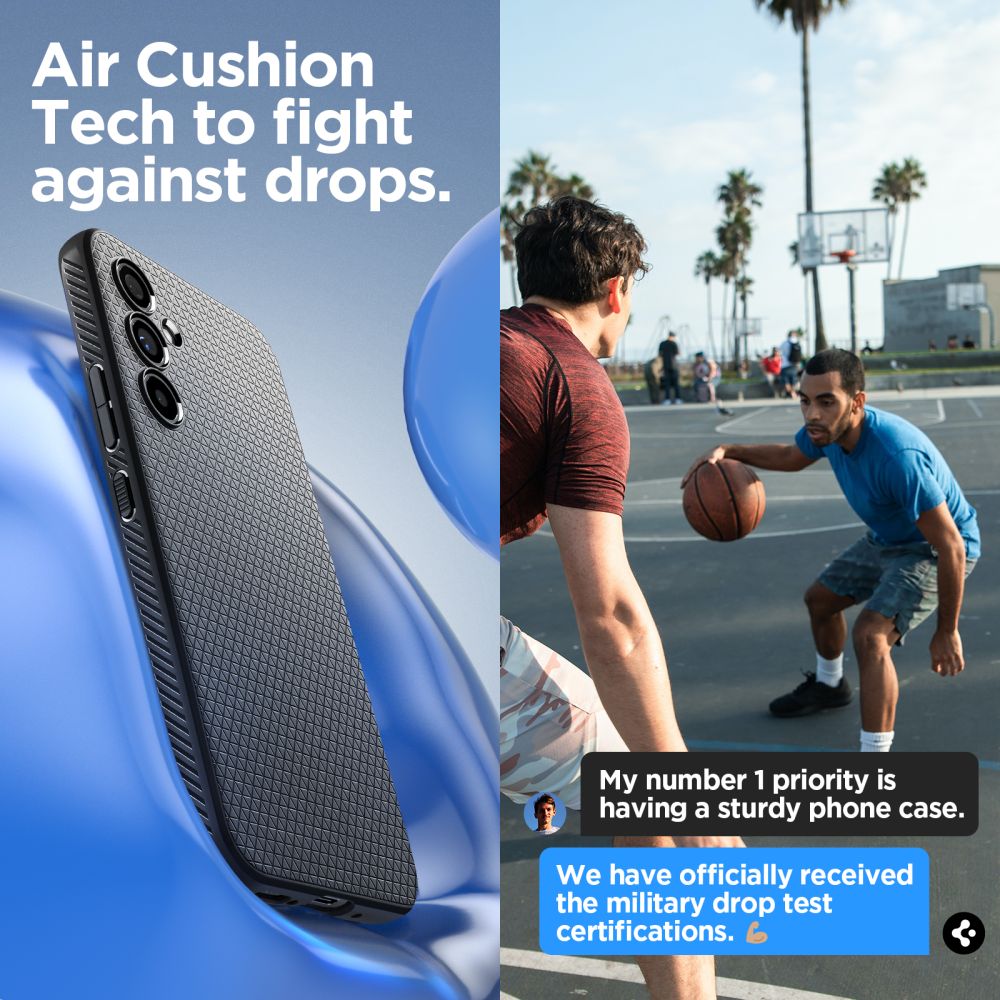 Spigen Liquid Air Case til Samsung Galaxy A54 5G - Matte Black