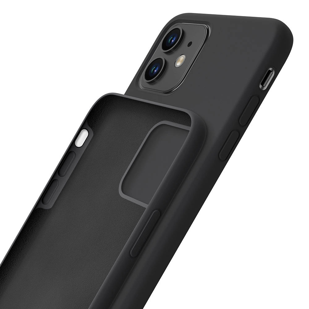 3mk Silicone Case for iPhone 11 - black