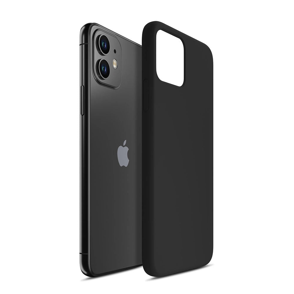 3mk Silicone Case for iPhone 11 - black