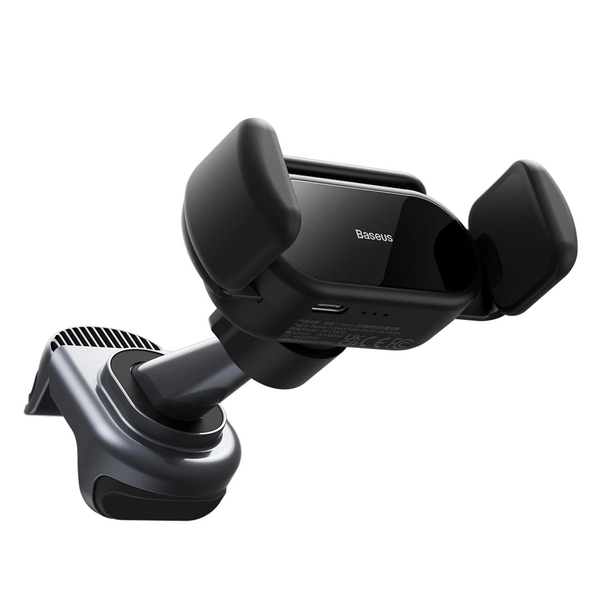 Elektrisk bilholder med solpanel til Tesla Model 3 / Y Baseus T-Space - sort