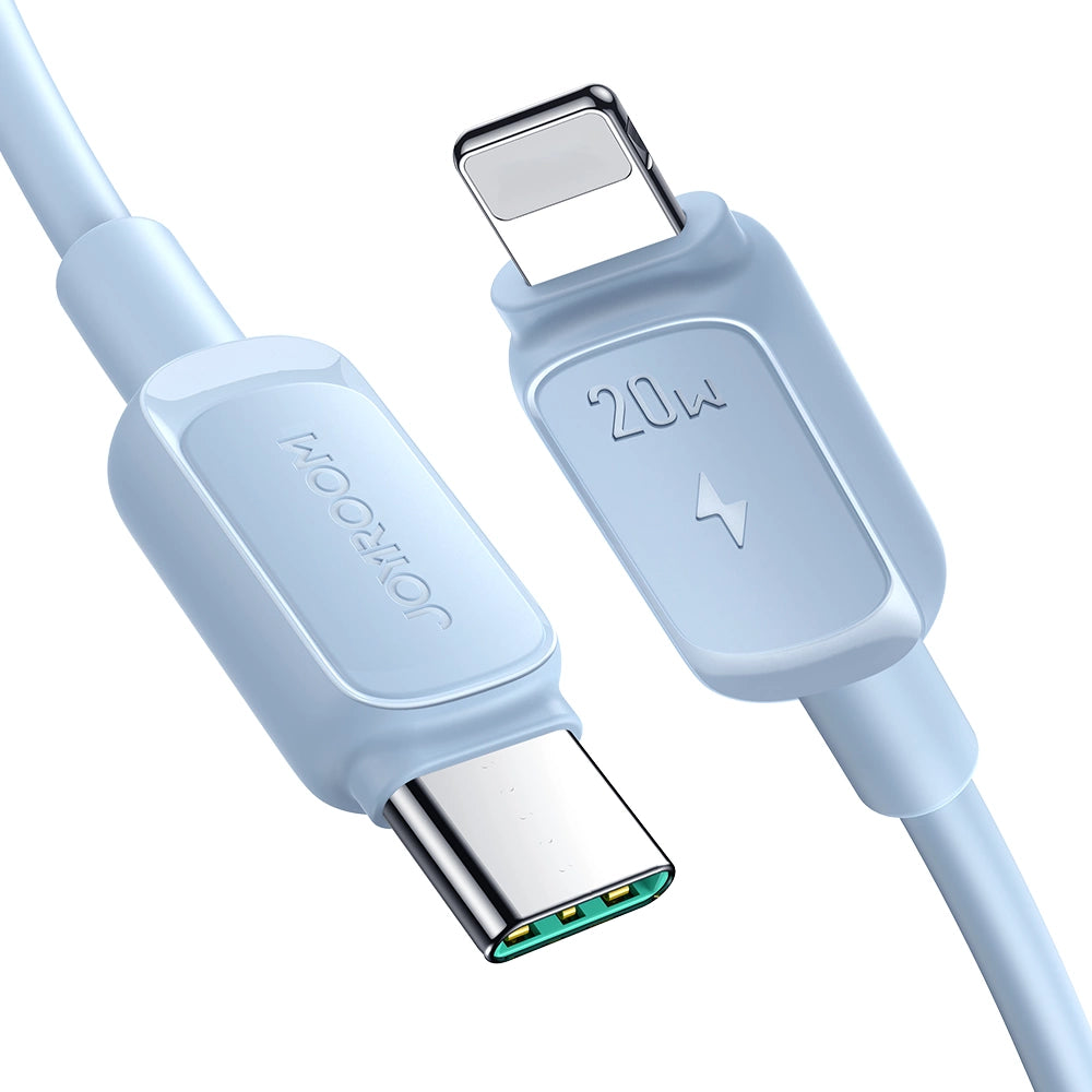 Joyroom Multi-Color Series A14 USB-C / Lightning 20W Kabel 1,2 m - Blå