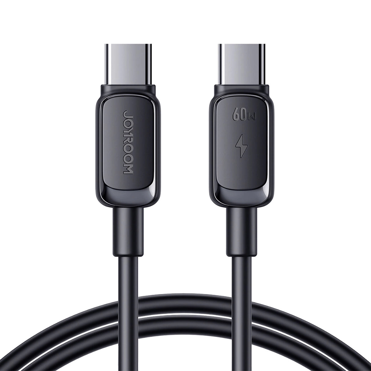 Joyroom Multi-Color Series A14 USB-C / USB-C 60W Kabel 1,2 m - sort
