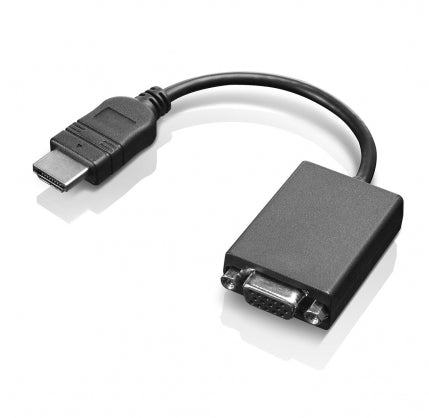 Lenovo HDMI / VGA 0,2 m Sort