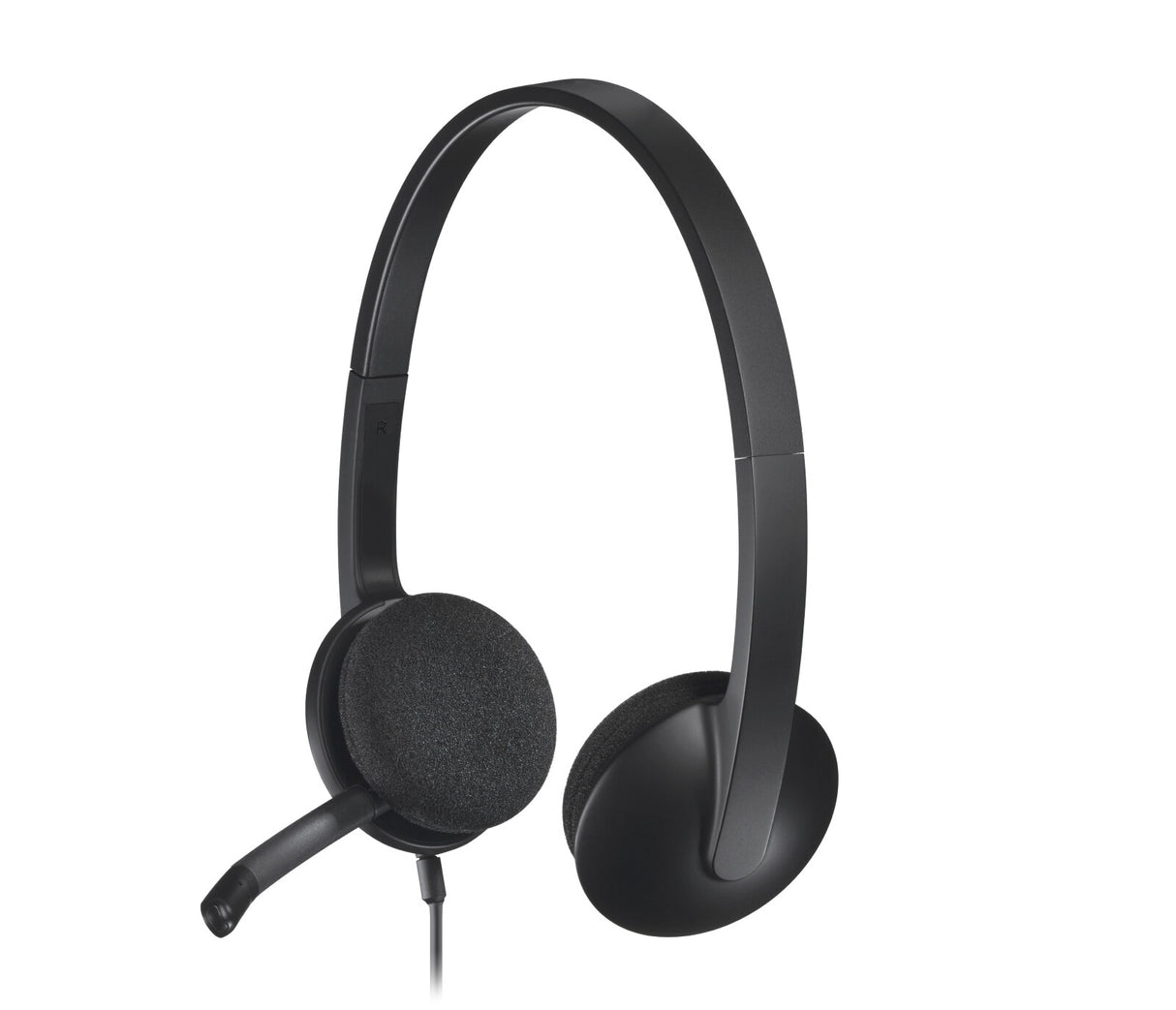 Logitech 981-000475 hovedtelefoner/headset Ledningsført Kontor/Callcenter USB Type-A Sort