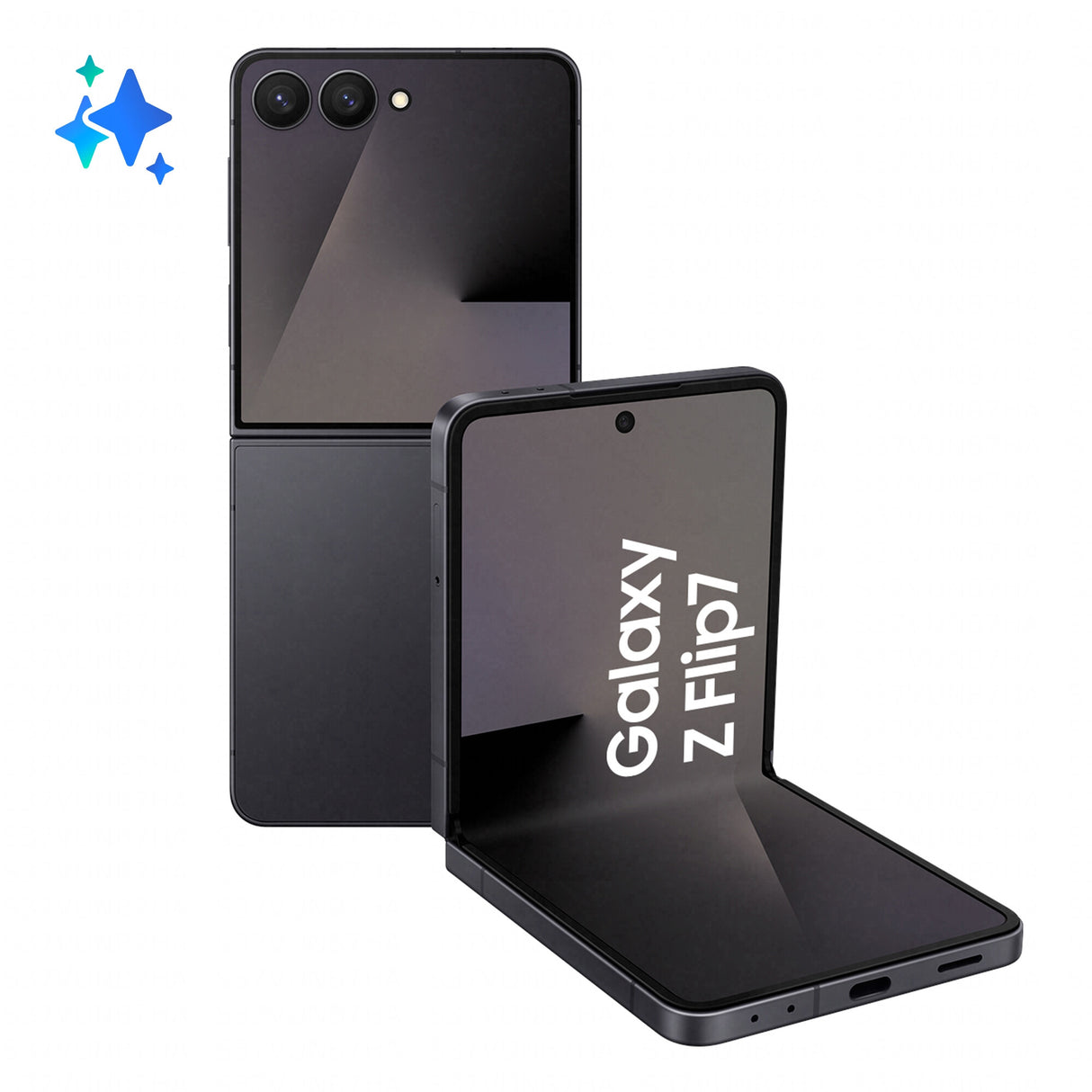 Samsung Galaxy Z Flip7 17,3 cm (6.8") 5G 12 GB 256 GB 4300 mAh Sort