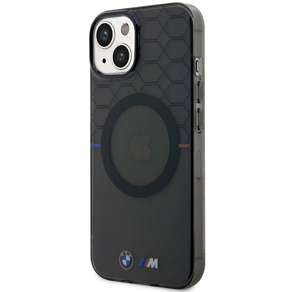 Case BMW BMHMP14SHGPK iPhone 14 6,1" grå/grå mønster MagSafe