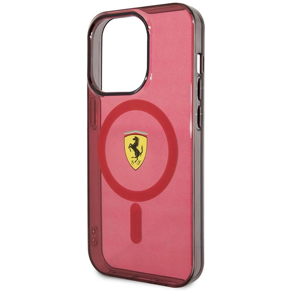 Ferrari FEHMP14LUKR iPhone 14 Pro 6.1" rød/rød hardcase Translucent Magsafe