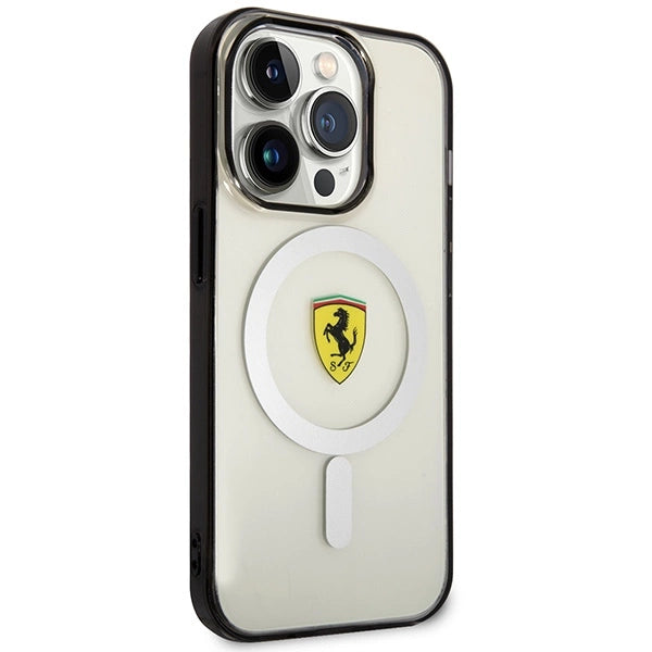 Ferrari FEHMP14LURKT iPhone 14 Pro 6.1" clear/transparent hardcase Outline Magsafe