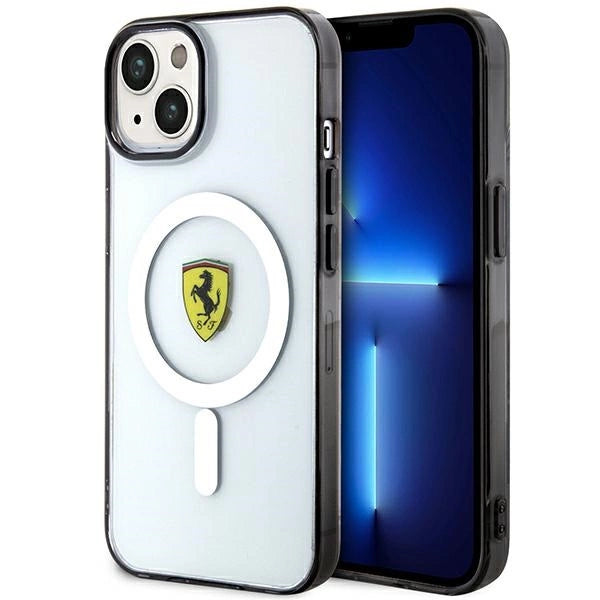 Ferrari FEHMP14MURKT iPhone 14 Plus 6,7" klar/gennemsigtig hardcase Outline Magsafe