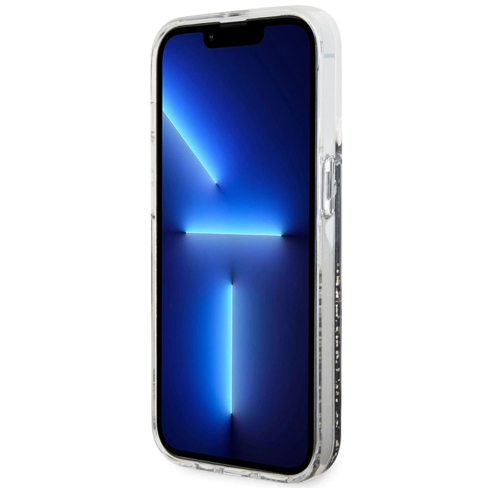 Guess GUHCP14LLCSGSGK iPhone 14 Pro 6.1" black/black hardcase Liquid Glitter Marble