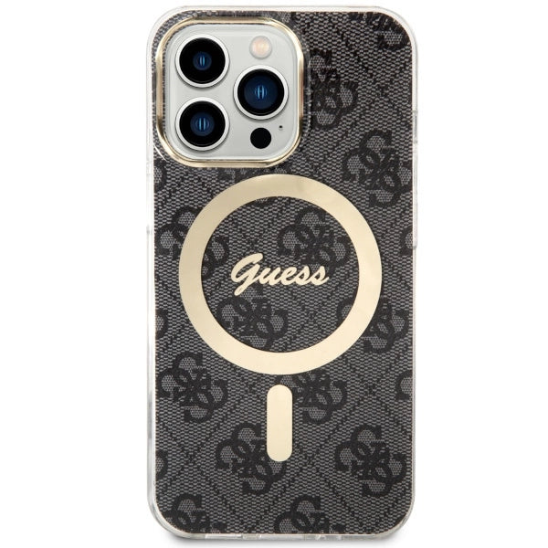 Guess GUHMP13LH4STK iPhone 13 Pro / 13 6.1" black/black hardcase 4G MagSafe