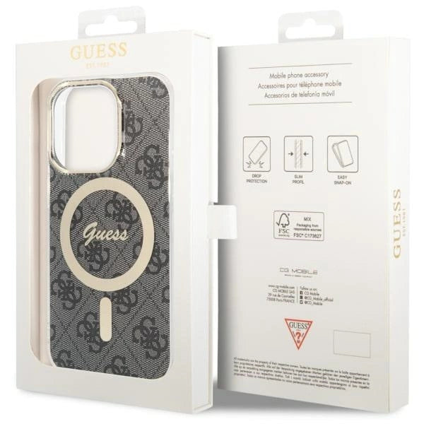 Guess 4G MagSafe case for iPhone 14 Pro - black