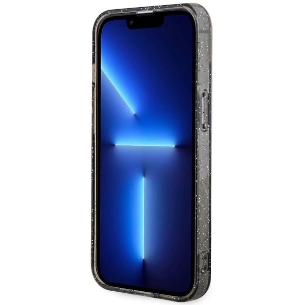 Guess GUHMP14MHCMCGK iPhone 14 Plus 6.7" black/black hardcase Glitter Gold MagSafe