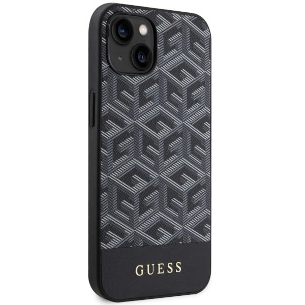 Guess GUHMP14MHGCFSEK iPhone 14 Plus 6.7" sort/sort hardcase GCube Stripes MagSafe