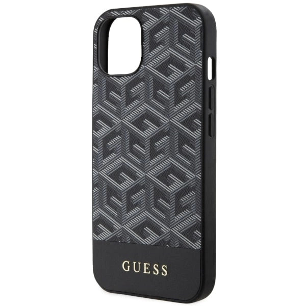 Guess GUHMP14MHGCFSEK iPhone 14 Plus 6.7" sort/sort hardcase GCube Stripes MagSafe