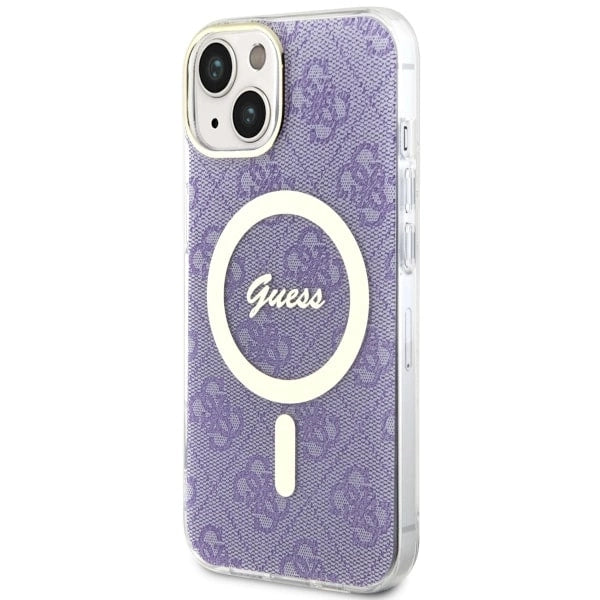 Guess 4G MagSafe-hylster til iPhone 14 - lilla