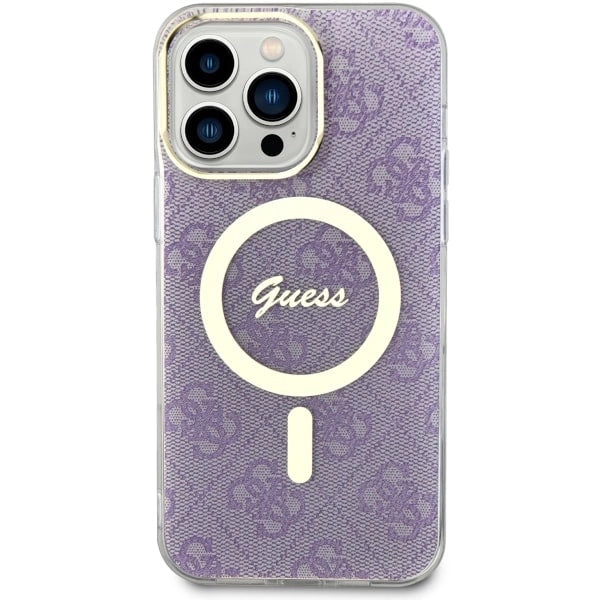 Guess GUHMP14XH4STU iPhone 14 Pro Max 6.7" lilla/lila hardcase 4G MagSafe