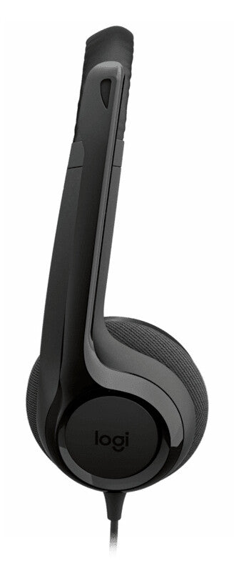 Logitech H390 USB Headset Ledningsført Opkald/musik USB Type-C Sort
