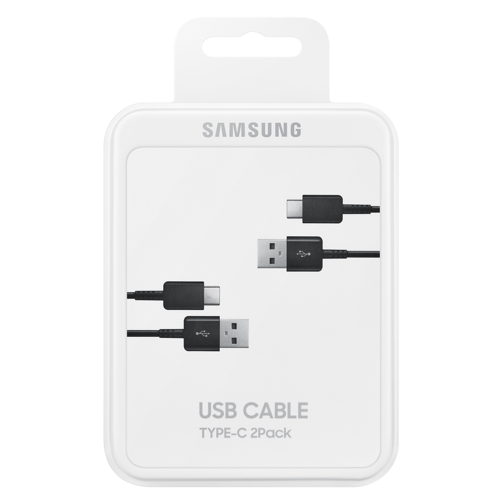 Samsung USB C-kabel 480Mbps 5A 1,5m (EP-DG930MBEGWW) - sort (sæt af 2)