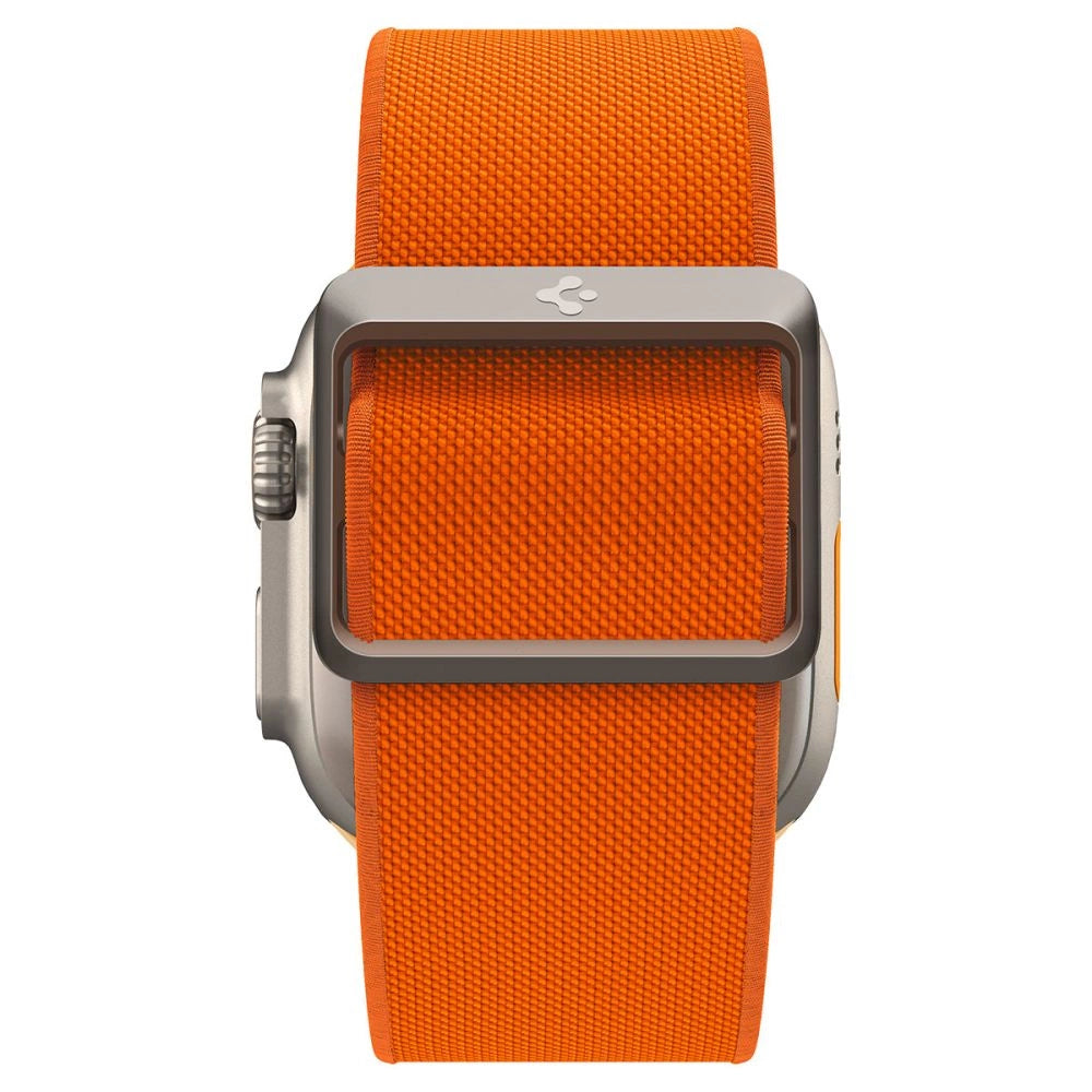 Spigen Fit Lite Ultra Strap til Apple Watch 4 / 5 / 6 / 7 / 8 / SE / Ultra (42/44/45/49 mm) - Orange
