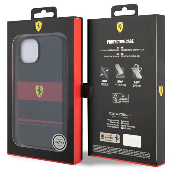 Ferrari FEHMP14SUCOK iPhone 14 6.1" sort/sort IMD Combi Magsafe