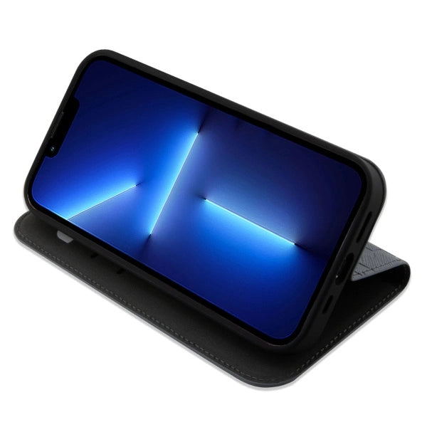 Karl Lagerfeld KLBKP14SSAKLHPG iPhone 14 6.1" bookcase silver/silver Saffiano Monogram