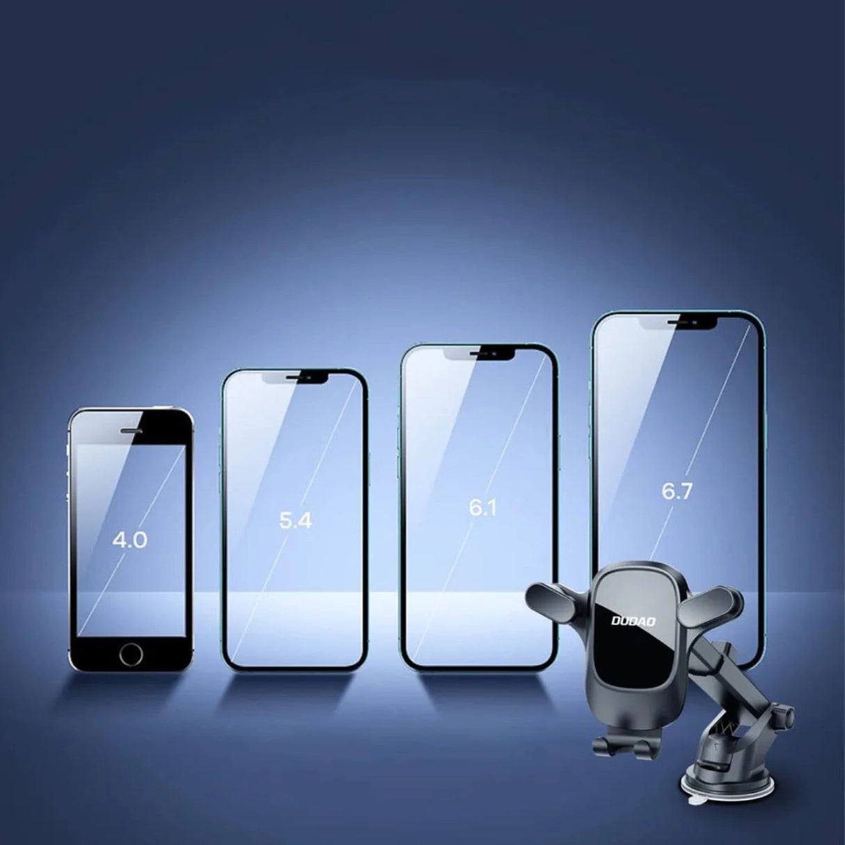 Biltelefonholder til Dudao F5Pro cockpit - sort