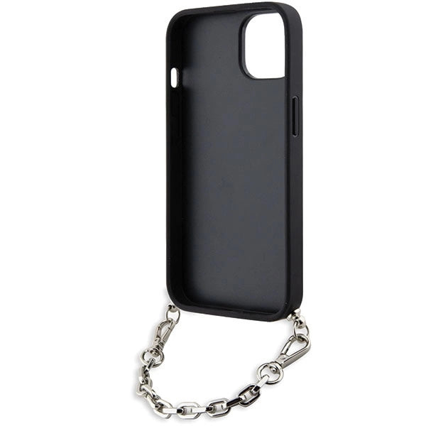 Karl Lagerfeld KLHCP14SSACKLHPK iPhone 14 6.1" black/black hardcase Saffiano Monogram Chain
