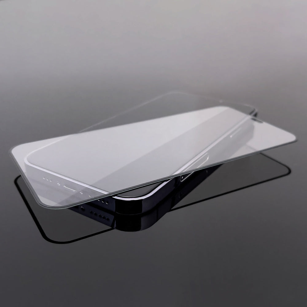 2 stykker fuldskærm tempereret glas med ramme-kasse venlig Wozinsky fuld lim iPhone 15 - sort