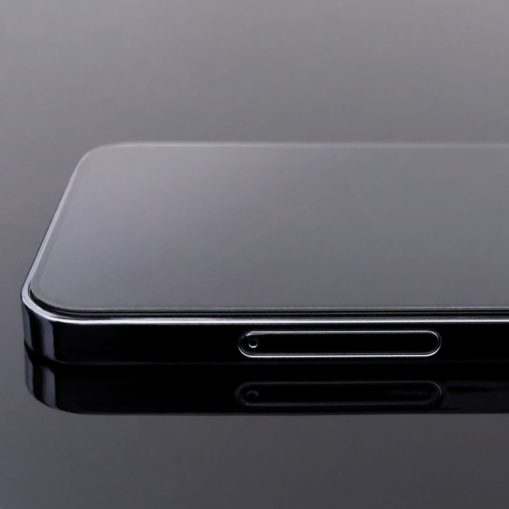 2 stykker fuldskærm tempereret glas med ramme-kasse venlig Wozinsky fuld lim iPhone 15 - sort
