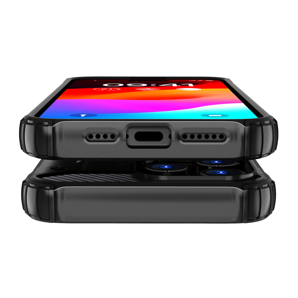 iPhone 15 Pro Hybrid Armor case - blå