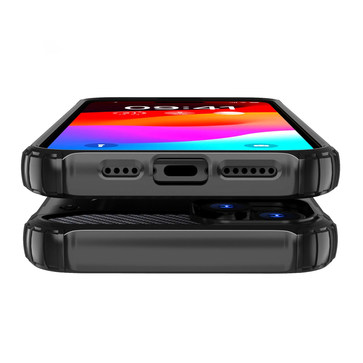 iPhone 15 Plus Hybrid Armor case - sort