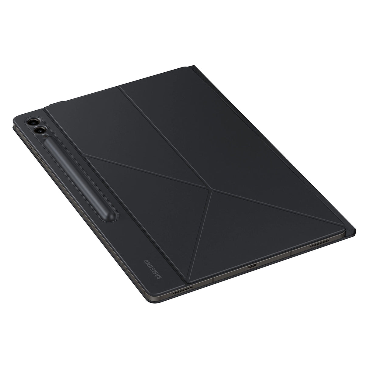 Flipcase med stativ til Samsung Galaxy Tab S9 Ultra Smart Book Cover - hvid