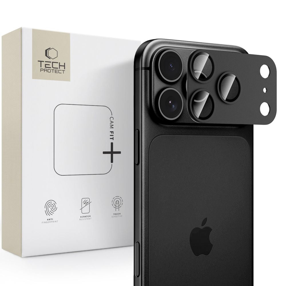 Kamera Beskyttelse Tech Protect Camfull Fit+ Iphone 18 Pro Sort