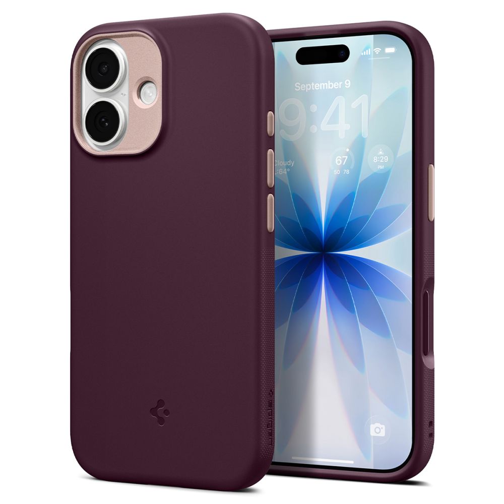 Spigen Nano Pop Mag Magsafe Iphone 17 Burgundy Bønne